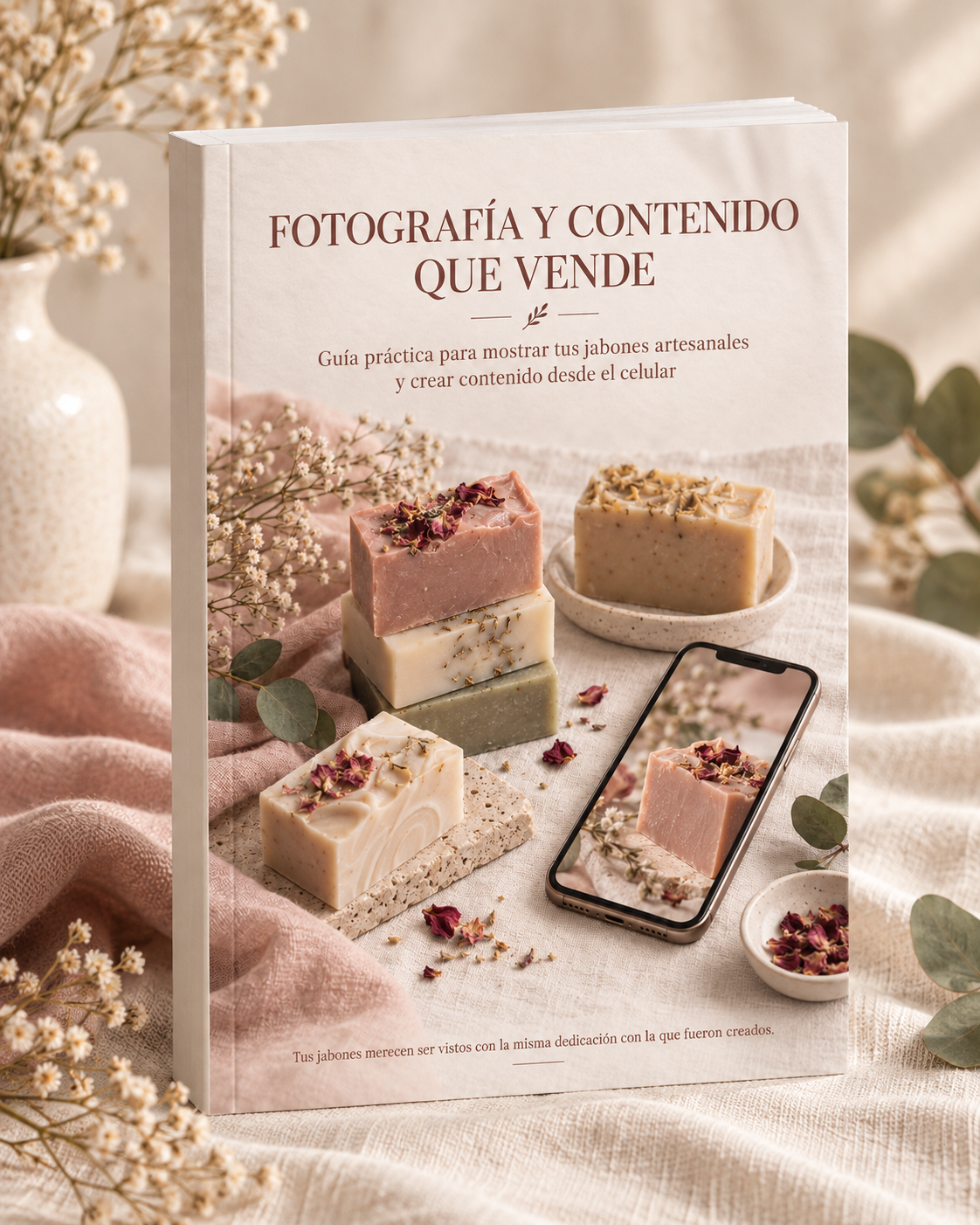 Fotografía y contenido que vende - Guía práctica para mostrar tus jabones artesanales y crear contenido desde el celular